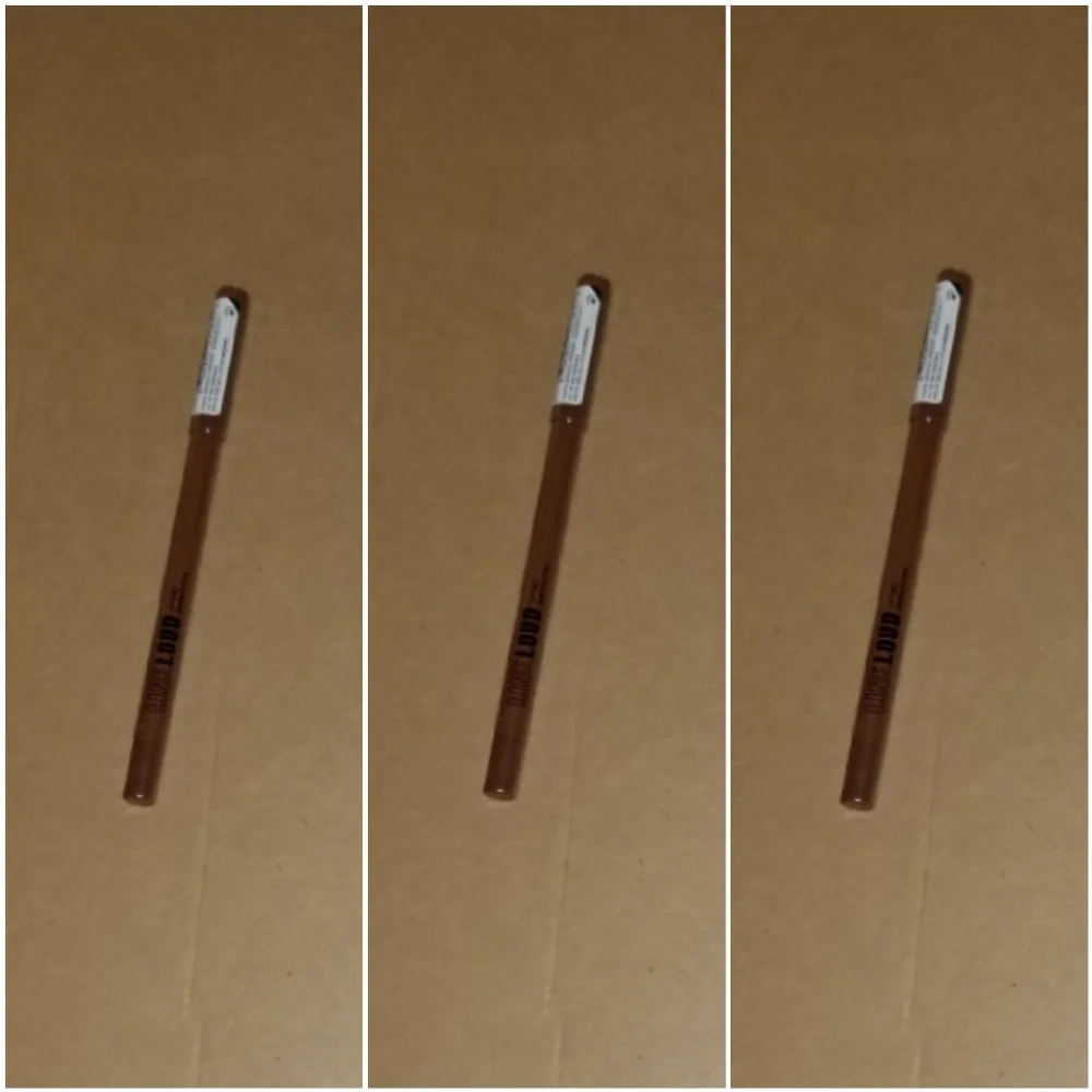 NEW 3× NYX Line Loud Vegan Longwear Lip Liner in Total Baller (Rich Warm Brown)